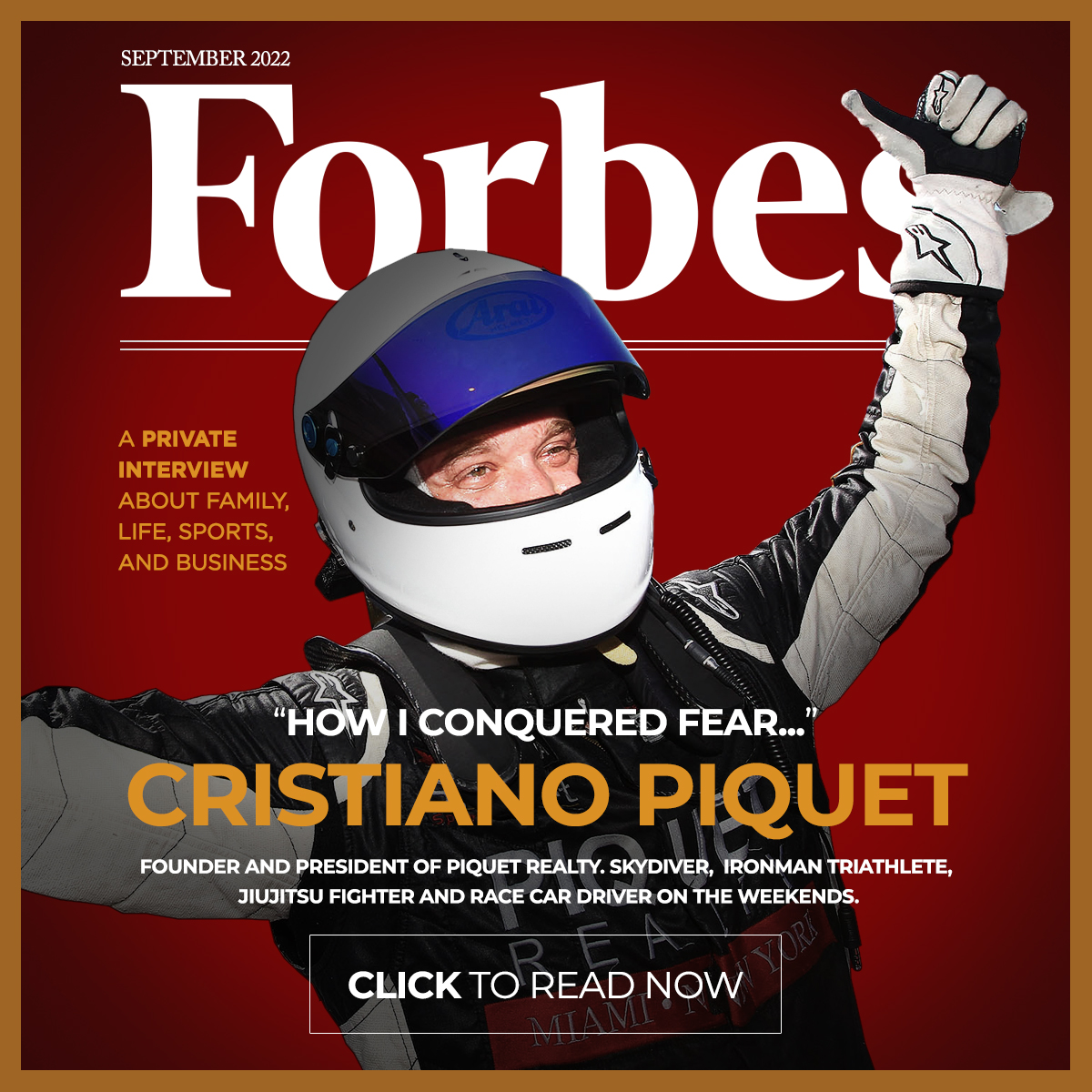 EXCLUSIVE FORBES INTERVIEW WITH CRISTIANO PIQUET