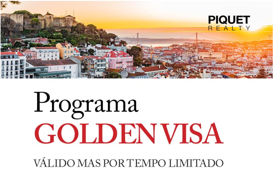 Urgente: Golden Visa em Portugal Extendido